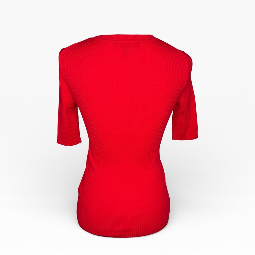 Banana Republic Red Short Sleeve Tee Size XS - Picture 3 of 6
